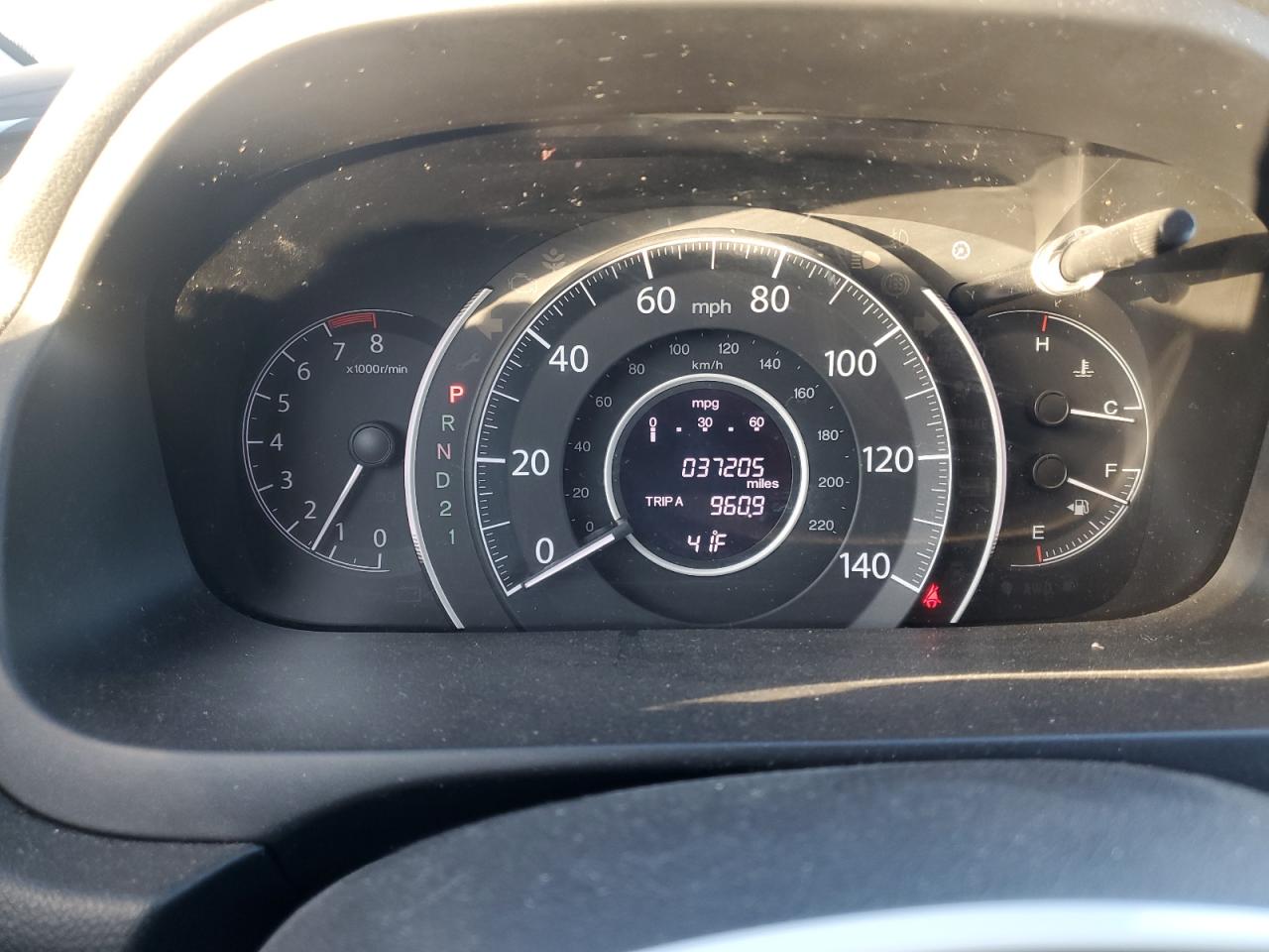 2014 Honda CR-V VIN 2HKRM4H72EH624154 Copart auction photo, front end damage thumbnail 9