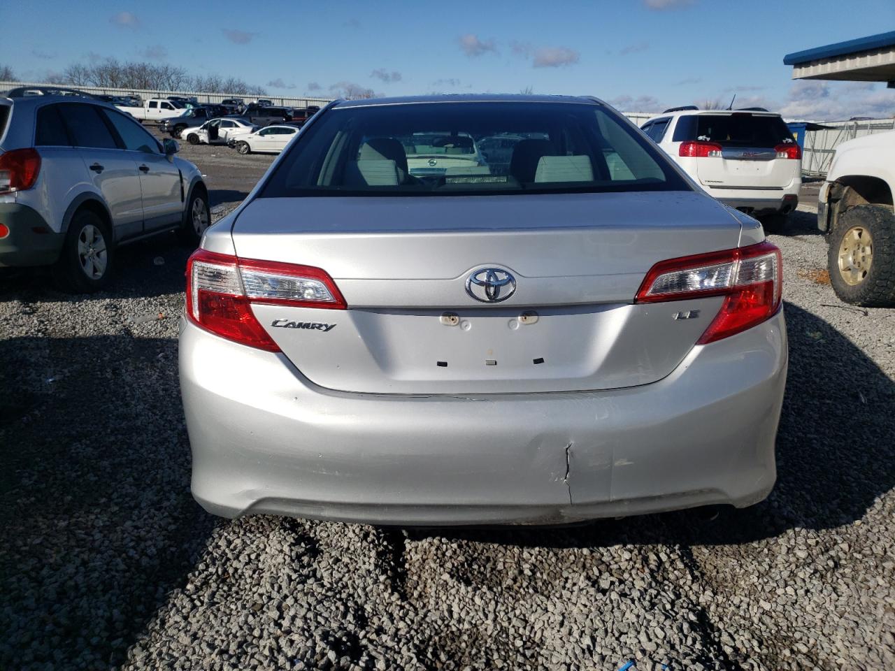 2012 Toyota Camry VIN 4T4BF1FK4CR242620 Copart auction photo, rear end / side damage thumbnail 6