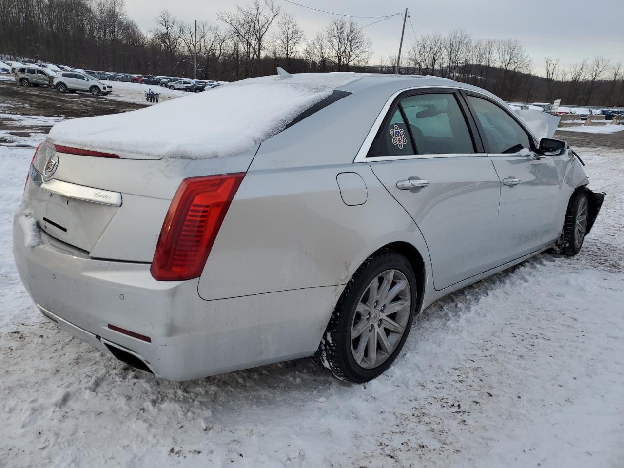2014 Cadillac CTS VIN 1G6AR5SXXE0128614 Copart auction photo, front end / minor dent/scratches damage thumbnail 3