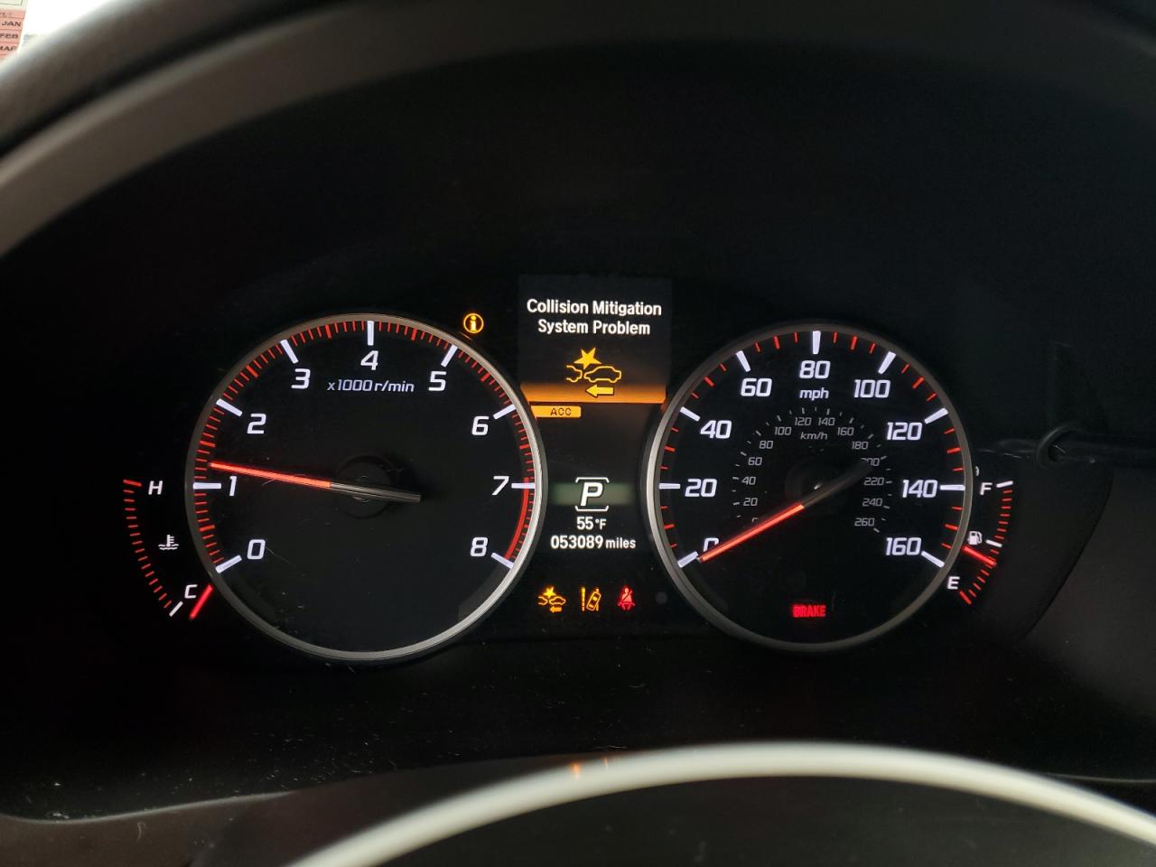 2020 Acura ILX VIN 19UDE2F83LA006726 Copart auction photo, front end damage thumbnail 9