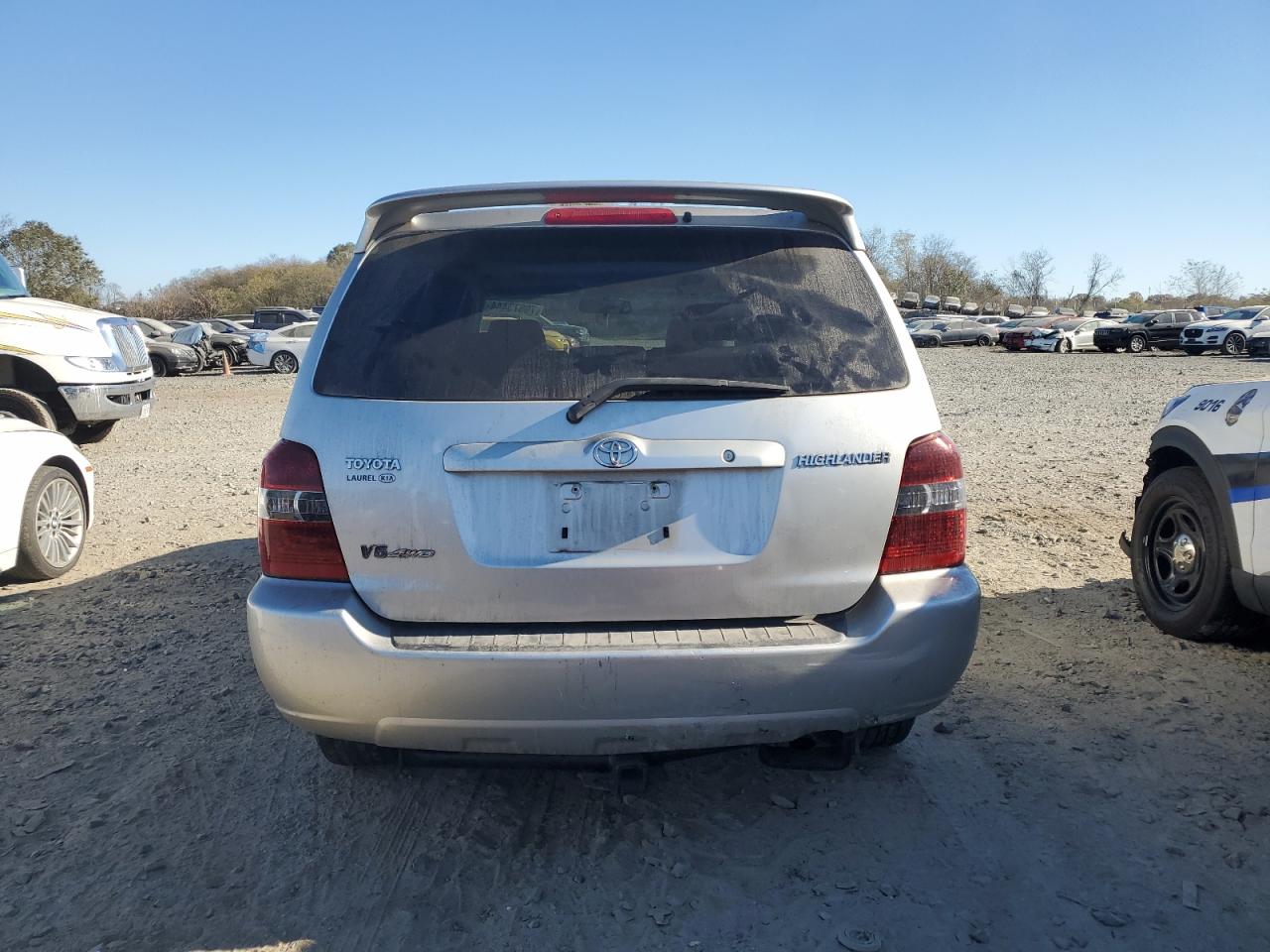 2007 Toyota Highlander VIN JTEHP21A070220990 Copart auction photo, front end / side damage thumbnail 6