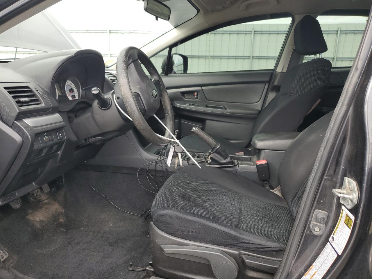 2012 Subaru Impreza VIN JF1GJAA60CG005155 Copart auction photo, front end / hail damage thumbnail 7