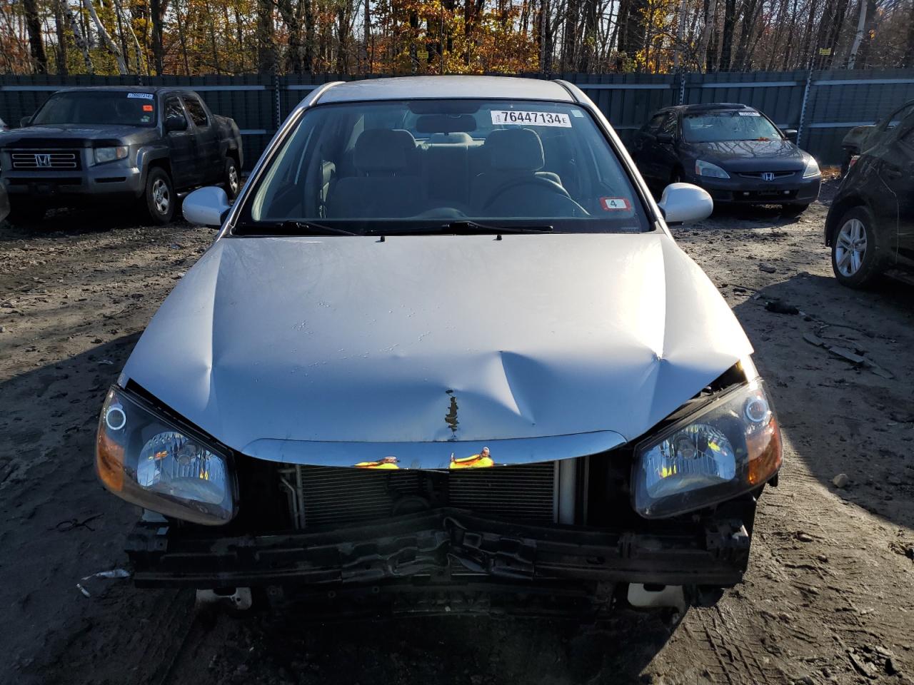 2009 KIA Spectra VIN KNAFE222595585208 Copart auction photo, front end damage thumbnail 5