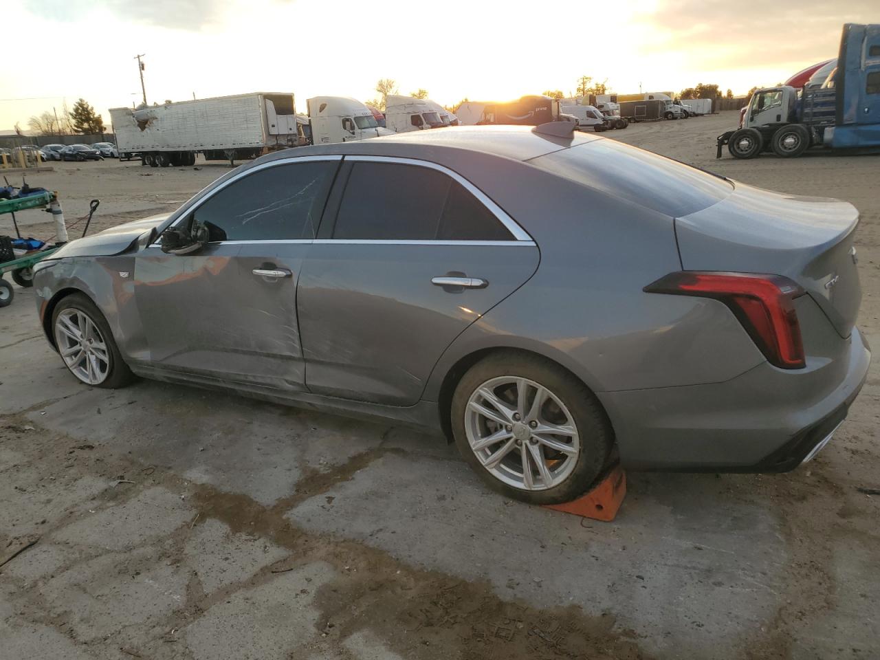 2021 Cadillac CT4 VIN 1G6DA5RK9M0143196 Copart auction photo, all over damage thumbnail 2