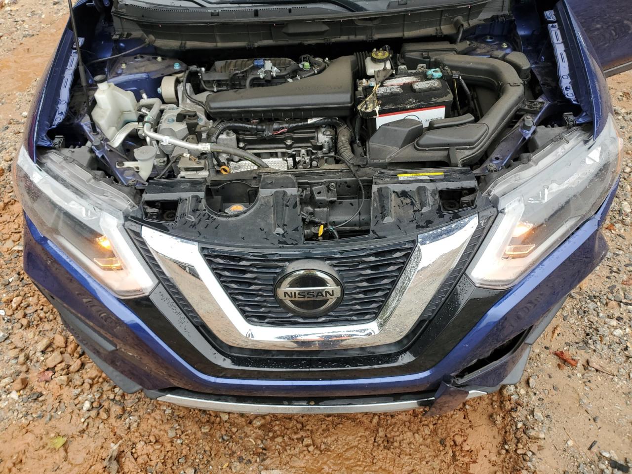 2018 Nissan Rogue VIN KNMAT2MT9JP587643 Copart auction photo, side / front end damage thumbnail 12