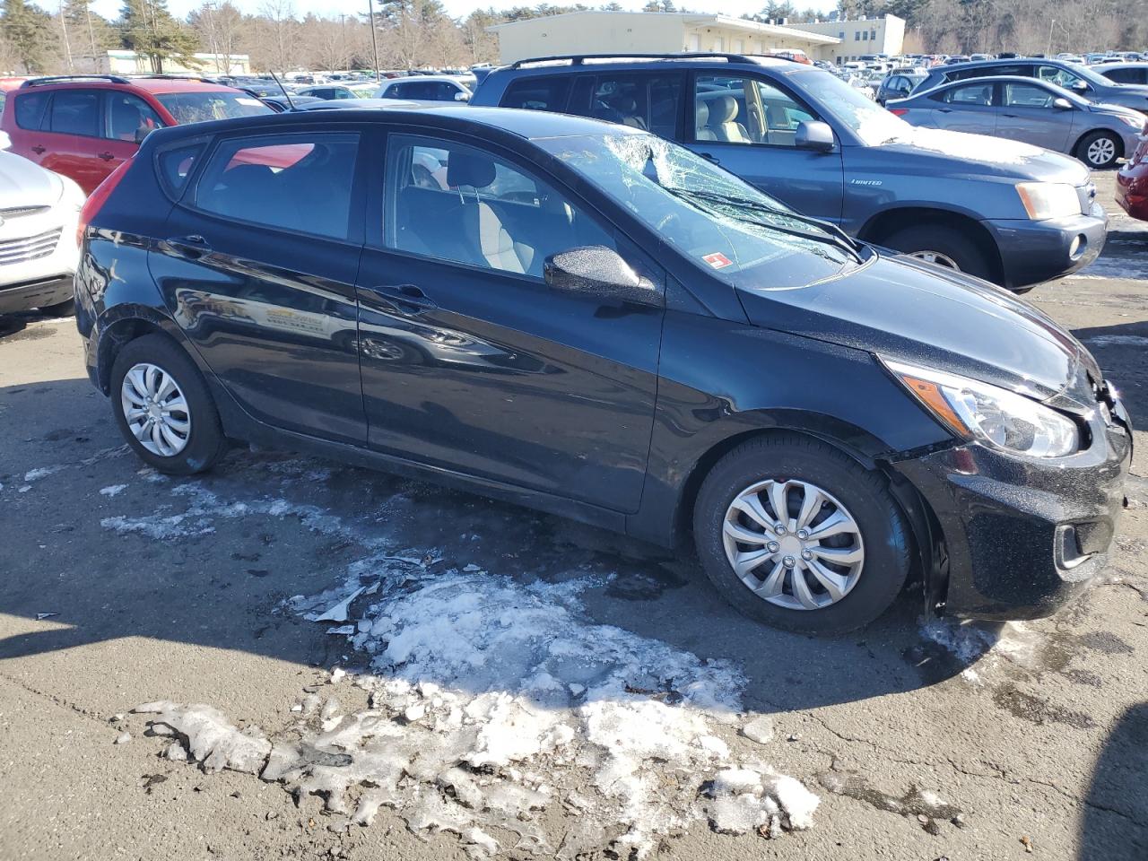 2016 Hyundai Accent VIN KMHCT5AE1GU251314 Copart auction photo, front end damage thumbnail 4