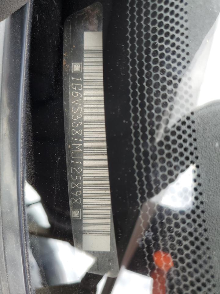1991 Cadillac Allante VIN 1G6VS3381MU125898 Copart auction photo, rear end / minor dent/scratches damage thumbnail 12