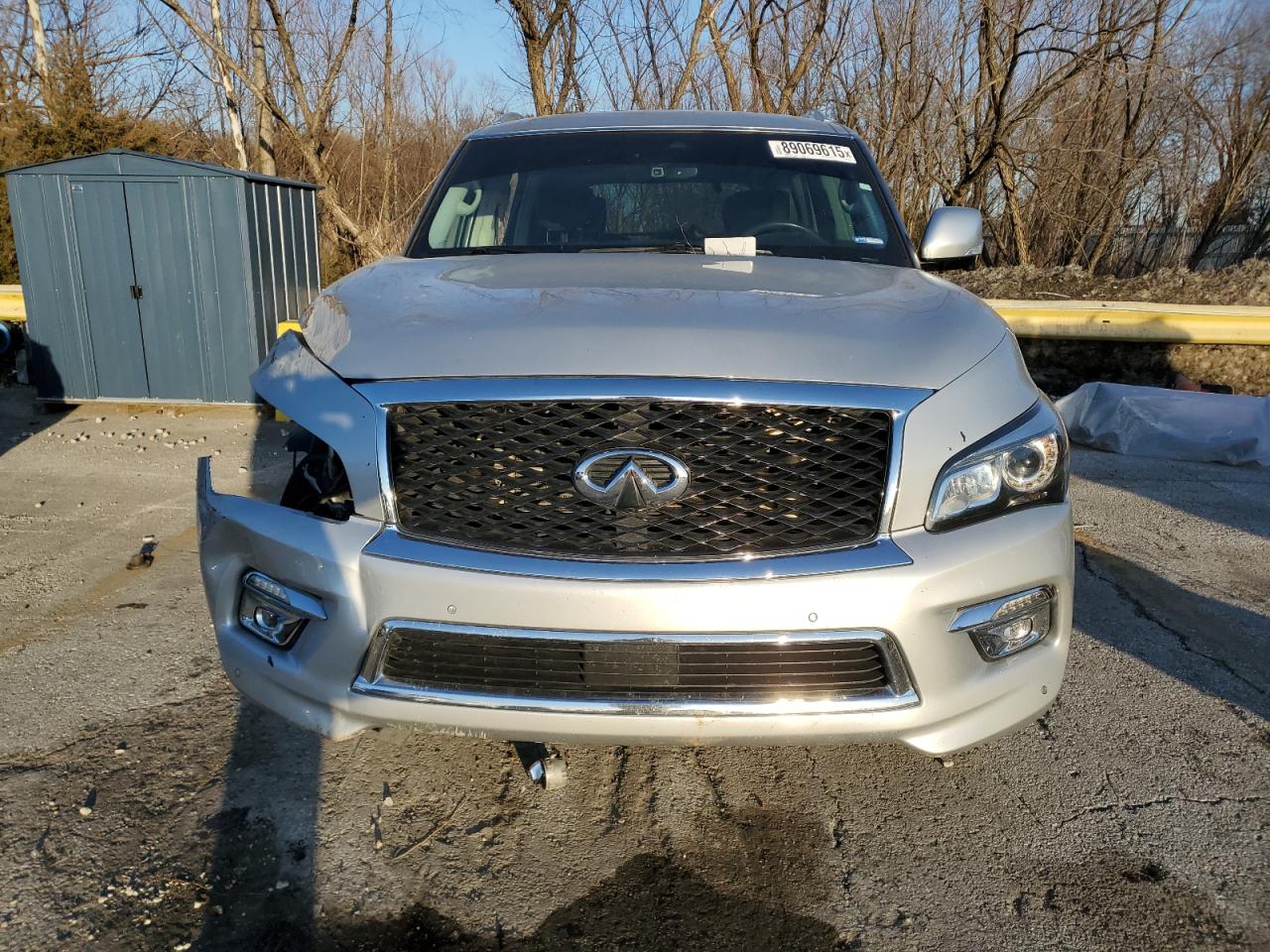 2017 Infiniti QX80 VIN JN8AZ2NE4H9155916 Copart auction photo, all over damage thumbnail 5