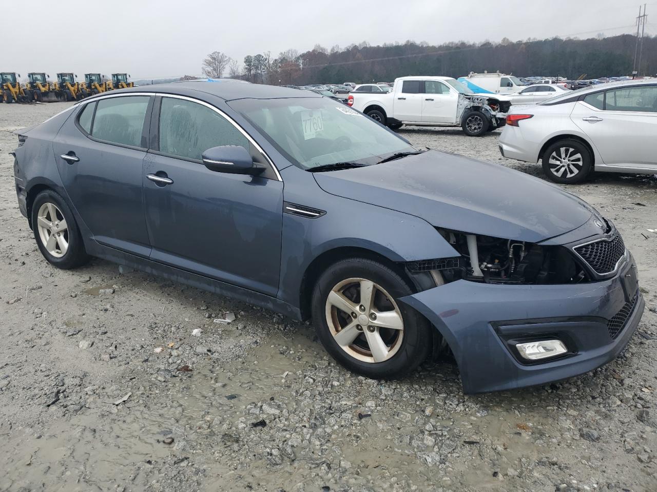 2015 KIA Optima VIN KNAGM4A76F5536241 Copart auction photo, all over damage thumbnail 4