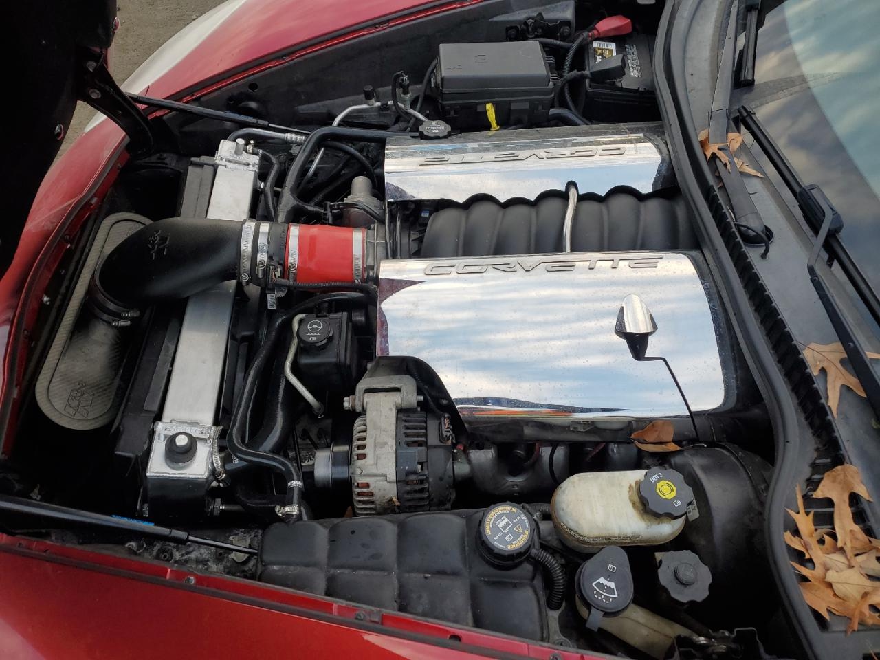 2005 Chevrolet Corvette VIN 1G1YY24U855106803 Copart auction photo, undercarriage damage thumbnail 11