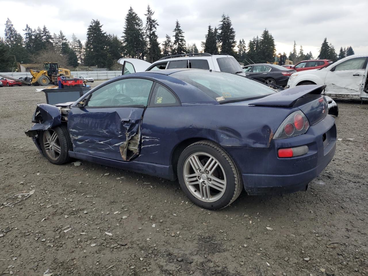 2000 Mitsubishi Eclipse VIN 4A3AC54L9YE148589 Copart auction photo, all over damage thumbnail 2