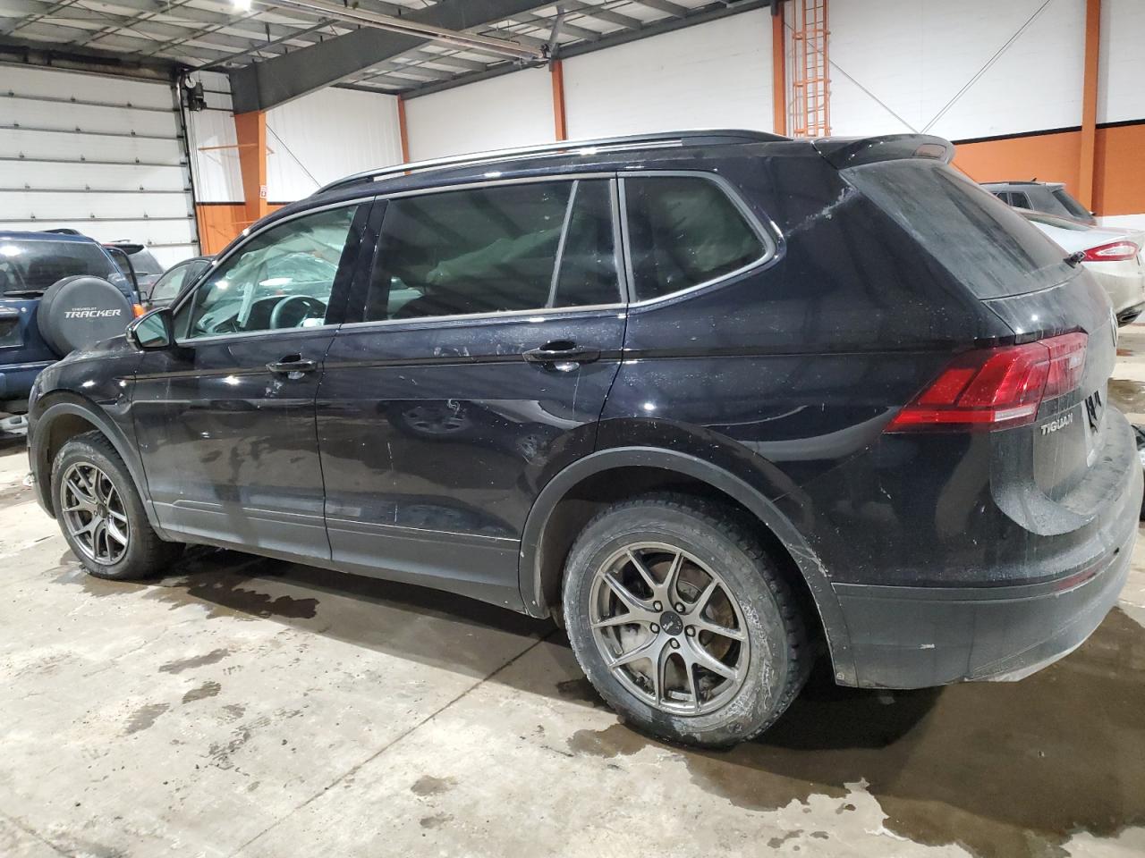 2019 Volkswagen Tiguan VIN 3VV0B7AX2KM009251 Copart auction photo, front end / side damage thumbnail 2