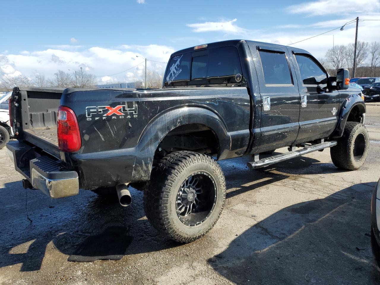 2011 Ford F250 VIN 1FT7W2BT4BEB23354 Copart auction photo, rear end damage thumbnail 3