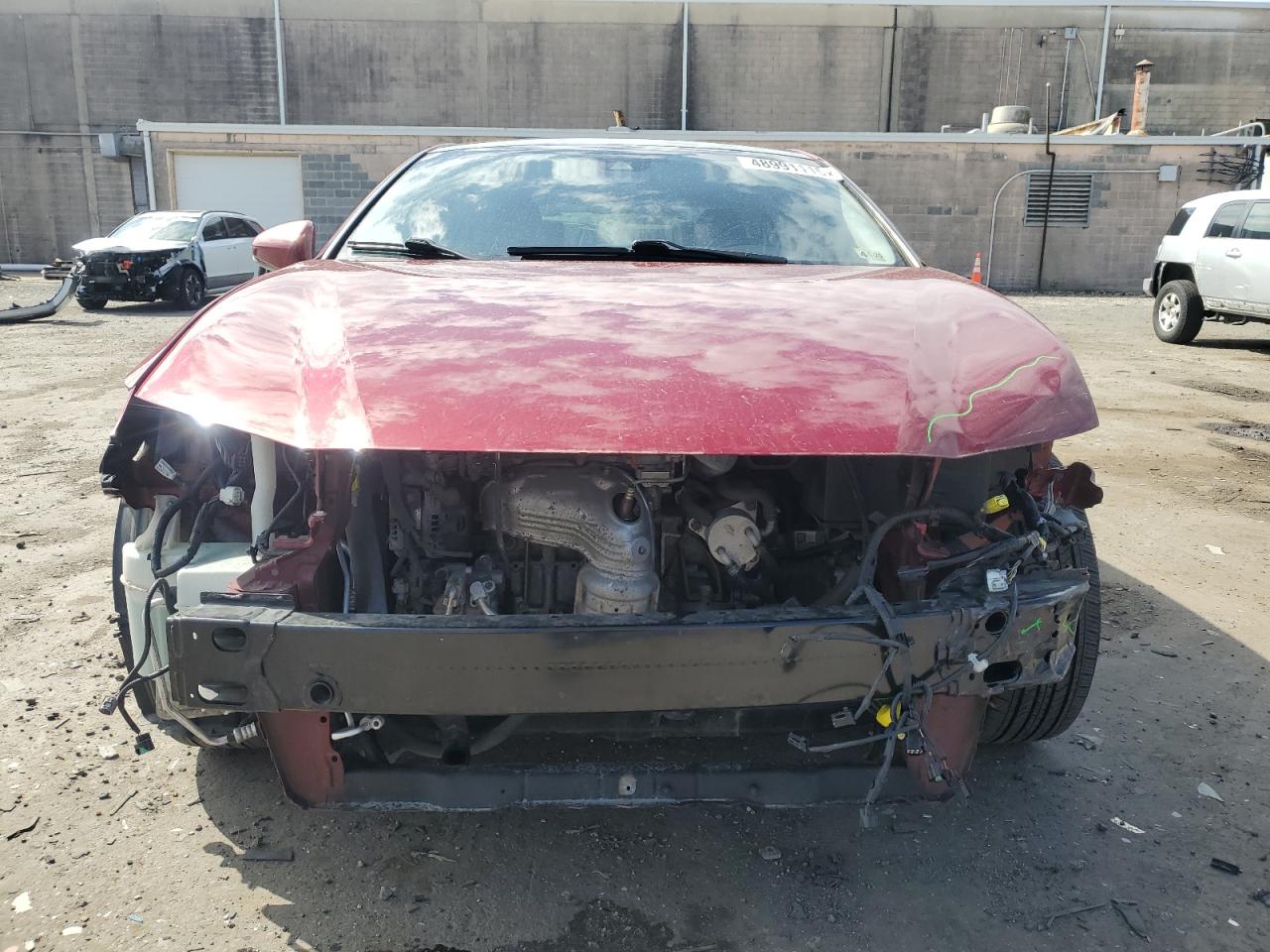 2017 Lexus ES VIN 58ABK1GG3HU049312 Copart auction photo, front end / side damage thumbnail 5