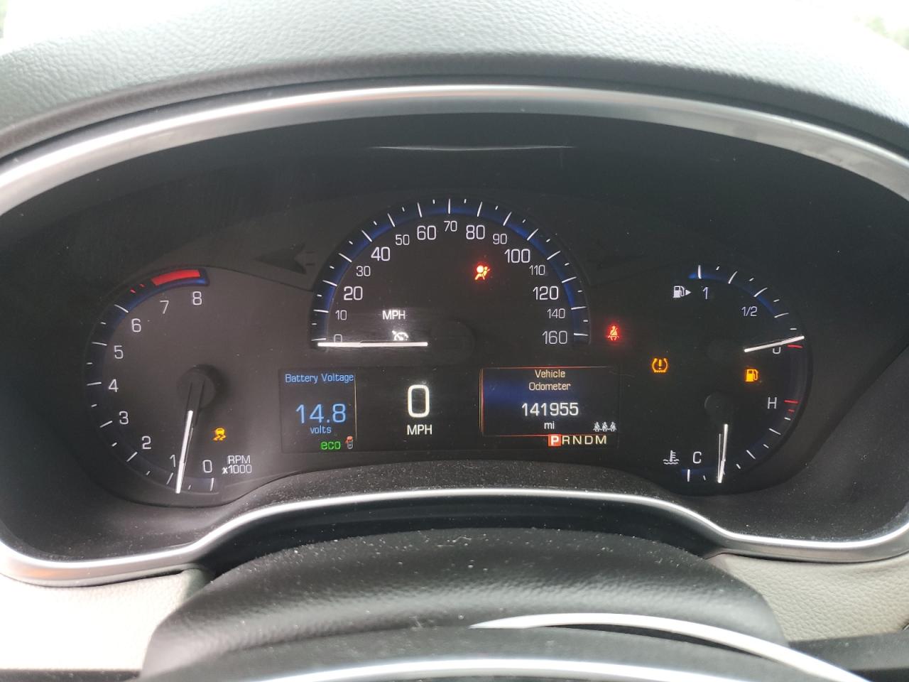 2015 Cadillac SRX VIN 3GYFNBE39FS609531 Copart auction photo, all over damage thumbnail 9