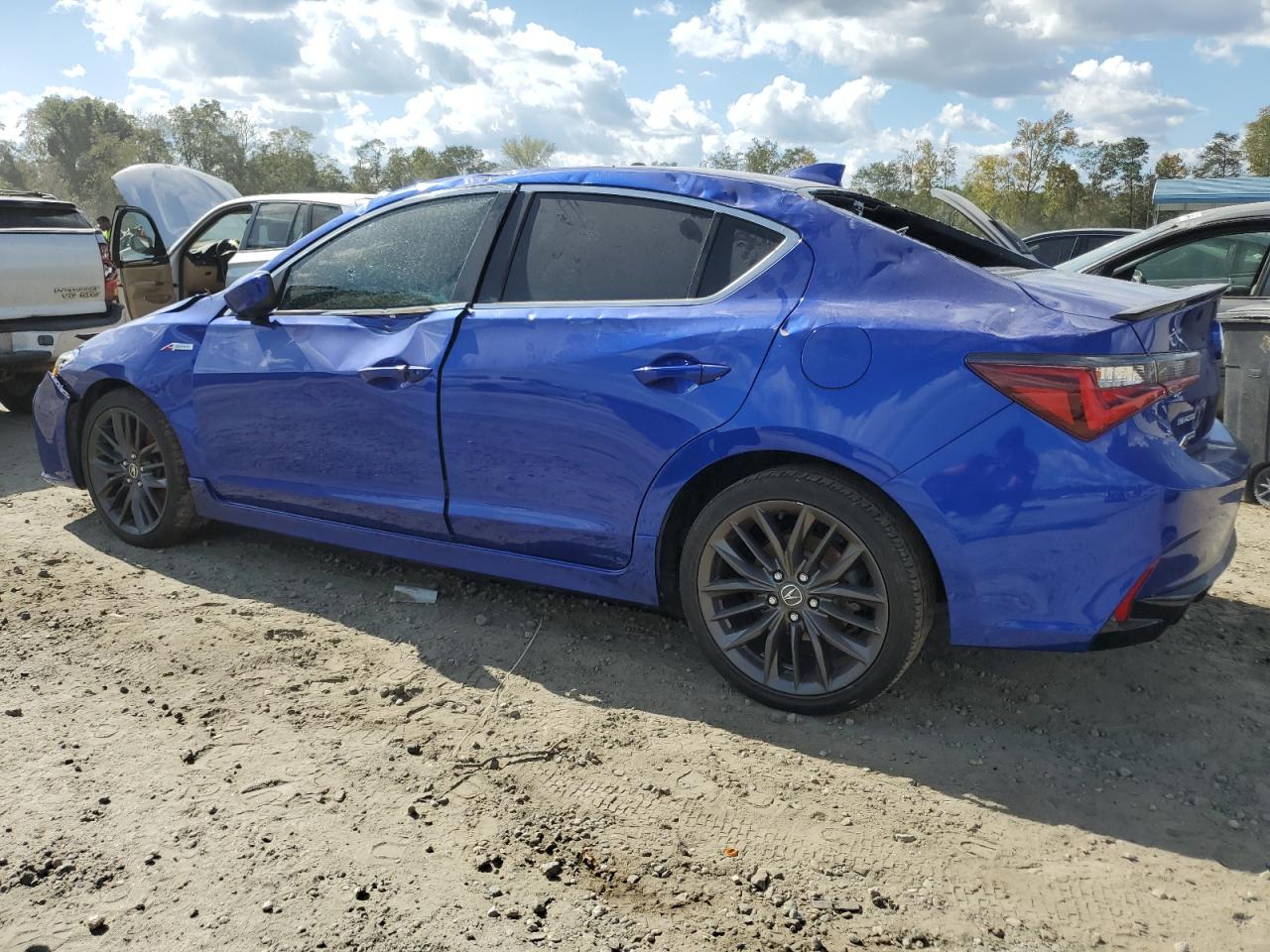 2020 Acura ILX VIN 19UDE2F8XLA006741 Copart auction photo, top/roof damage thumbnail 2