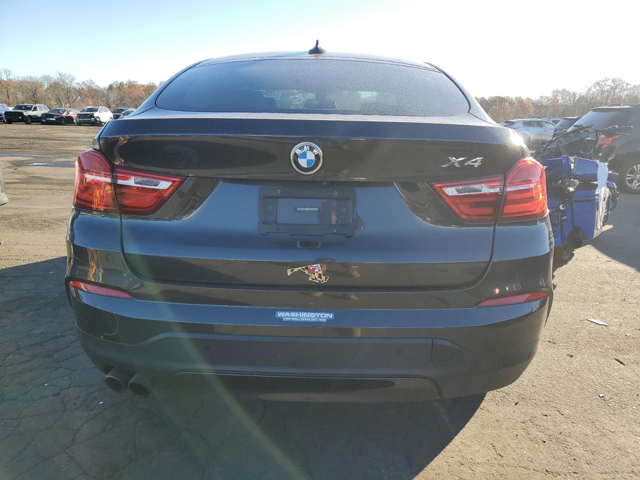 2016 BMW X4 VIN 5UXXW3C50G0R20578 Copart auction photo, front end / minor dent/scratches damage thumbnail 6