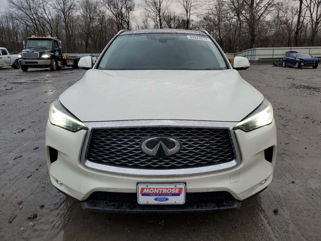 2020 Infiniti QX50 VIN 3PCAJ5M31LF104148 Copart auction photo, front end damage thumbnail 5