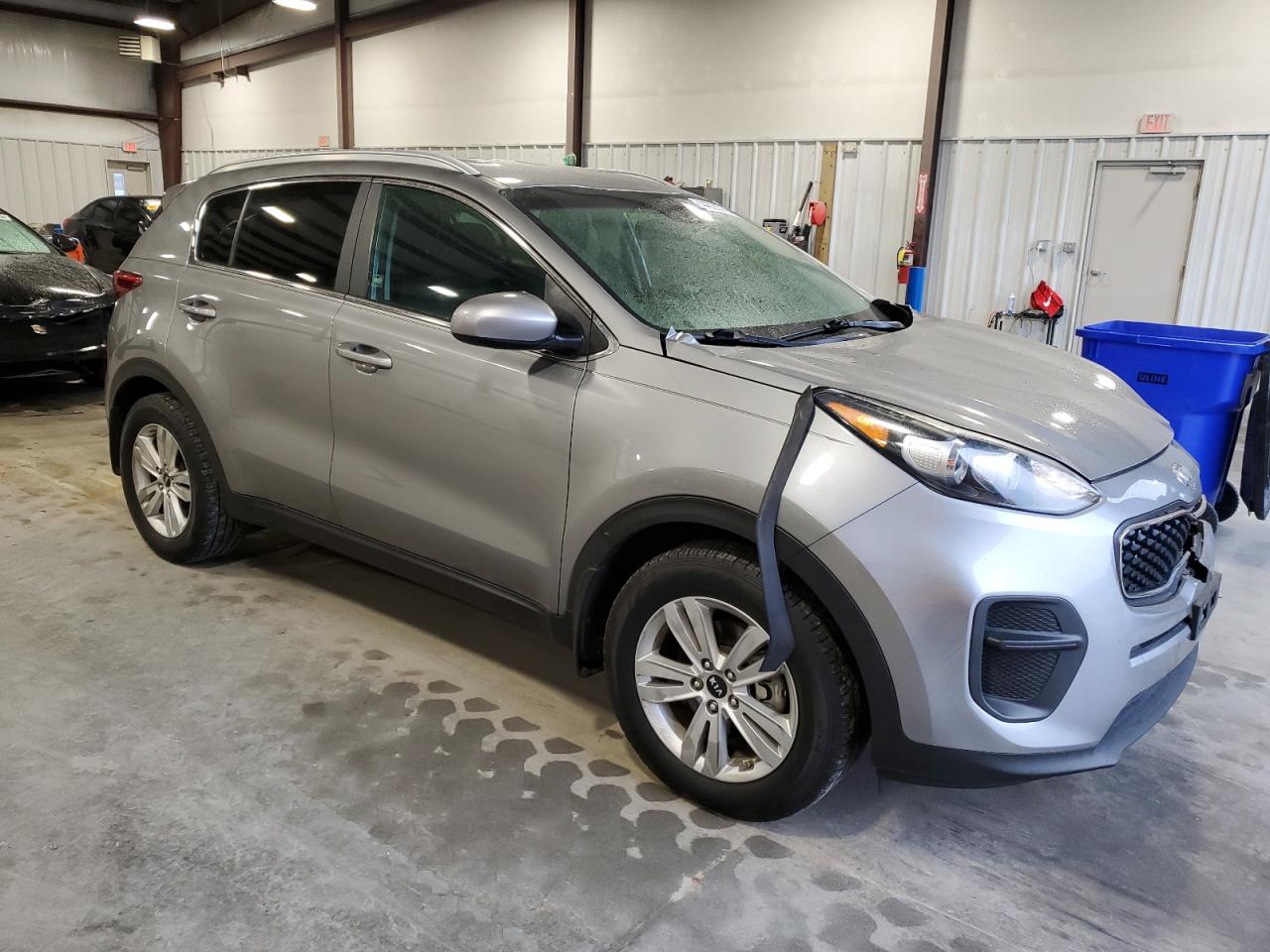 2019 KIA Sportage VIN KNDPM3AC9K7602967 Copart auction photo, front end / side damage thumbnail 4