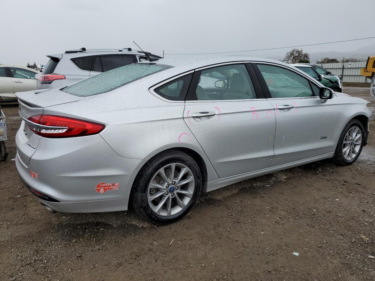 2018 Ford Fusion VIN 3FA6P0SU6JR110497 Copart auction photo, front end damage thumbnail 3