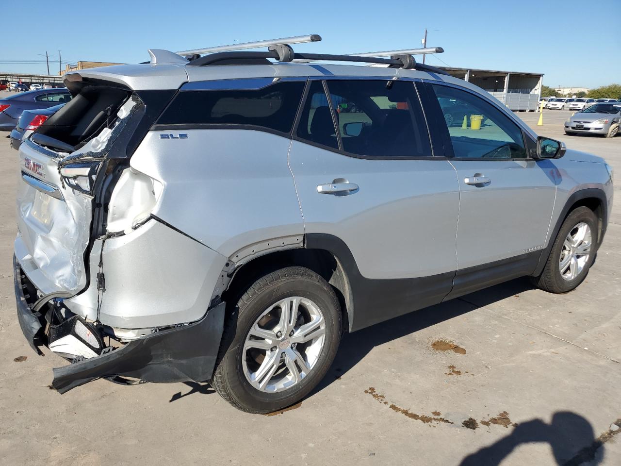 2019 GMC Terrain VIN 3GKALMEV8KL316554 Copart auction photo, rear end damage thumbnail 3