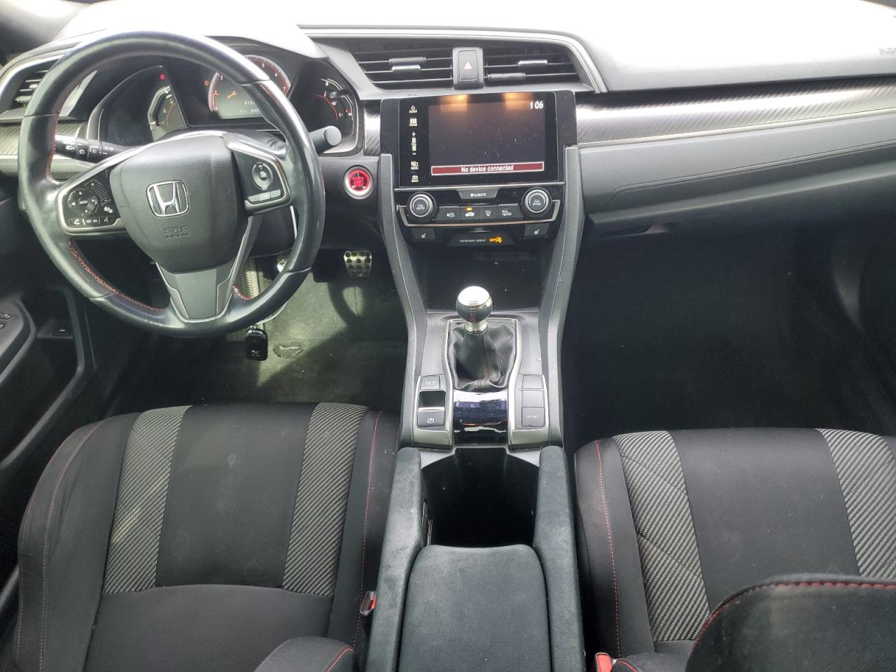 2018 Honda Civic VIN 2HGFC1E55JH701739 Copart auction photo, side / rear end damage thumbnail 8