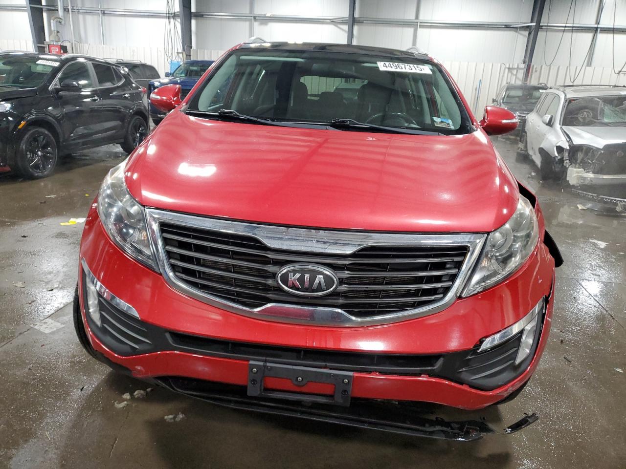2011 KIA Sportage VIN KNDPCCA27B7162516 Copart auction photo, front end damage thumbnail 5