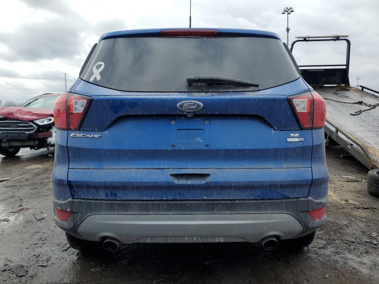 2019 Ford Escape VIN 1FMCU9GD9KUA04117 Copart auction photo, side / front end damage thumbnail 6