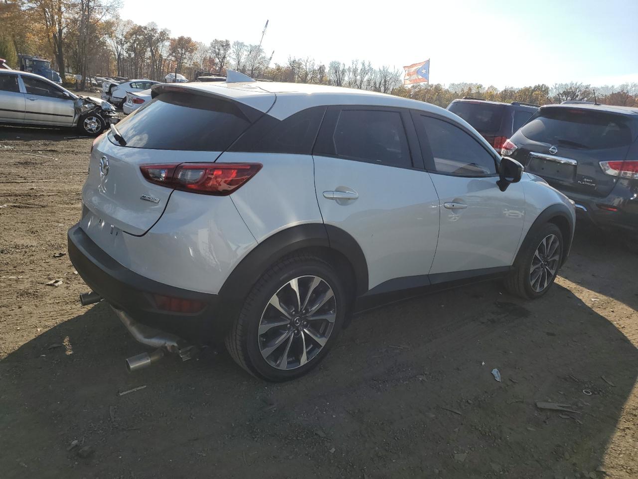 2019 Mazda CX-3 VIN JM1DKFC71K0426497 Copart auction photo, rear end / minor dent/scratches damage thumbnail 3