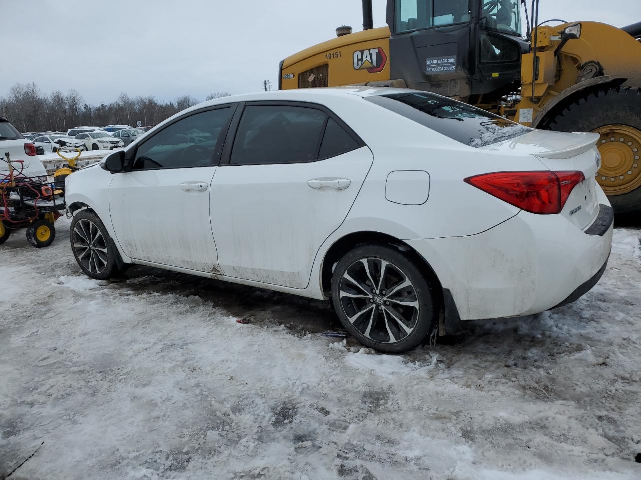 2018 Toyota Corolla VIN 2T1BURHE1JC086220 Copart auction photo, front end / side damage thumbnail 2