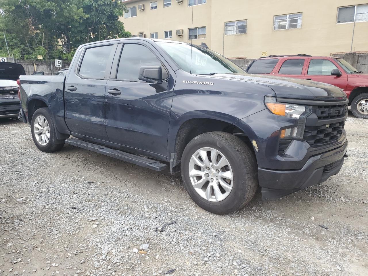 2022 Chevrolet Silverado VIN 1GCPABEK3NZ517507 Copart auction photo, rear end damage thumbnail 4