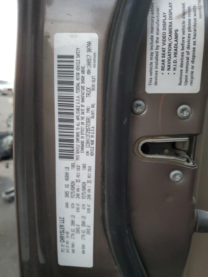 2009 Dodge RAM VIN 1D3HV13T29S723681 Copart auction photo, front end damage thumbnail 14