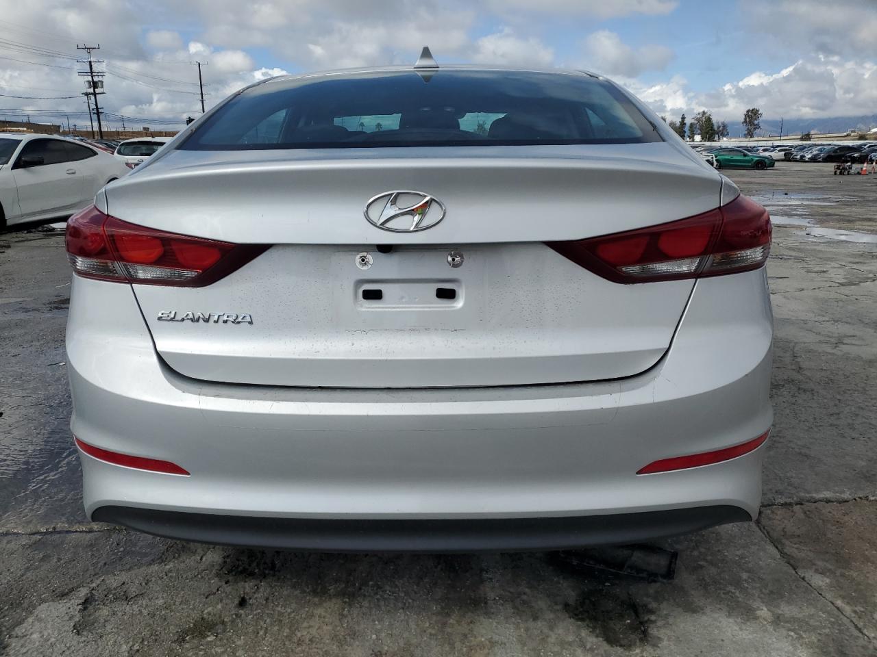 2018 Hyundai Elantra VIN KMHD84LF7JU629262 Copart auction photo, front end damage thumbnail 6
