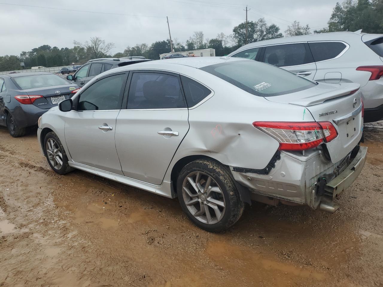 2013 Nissan Sentra VIN 3N1AB7AP8DL765990 Copart auction photo, rear end damage thumbnail 2