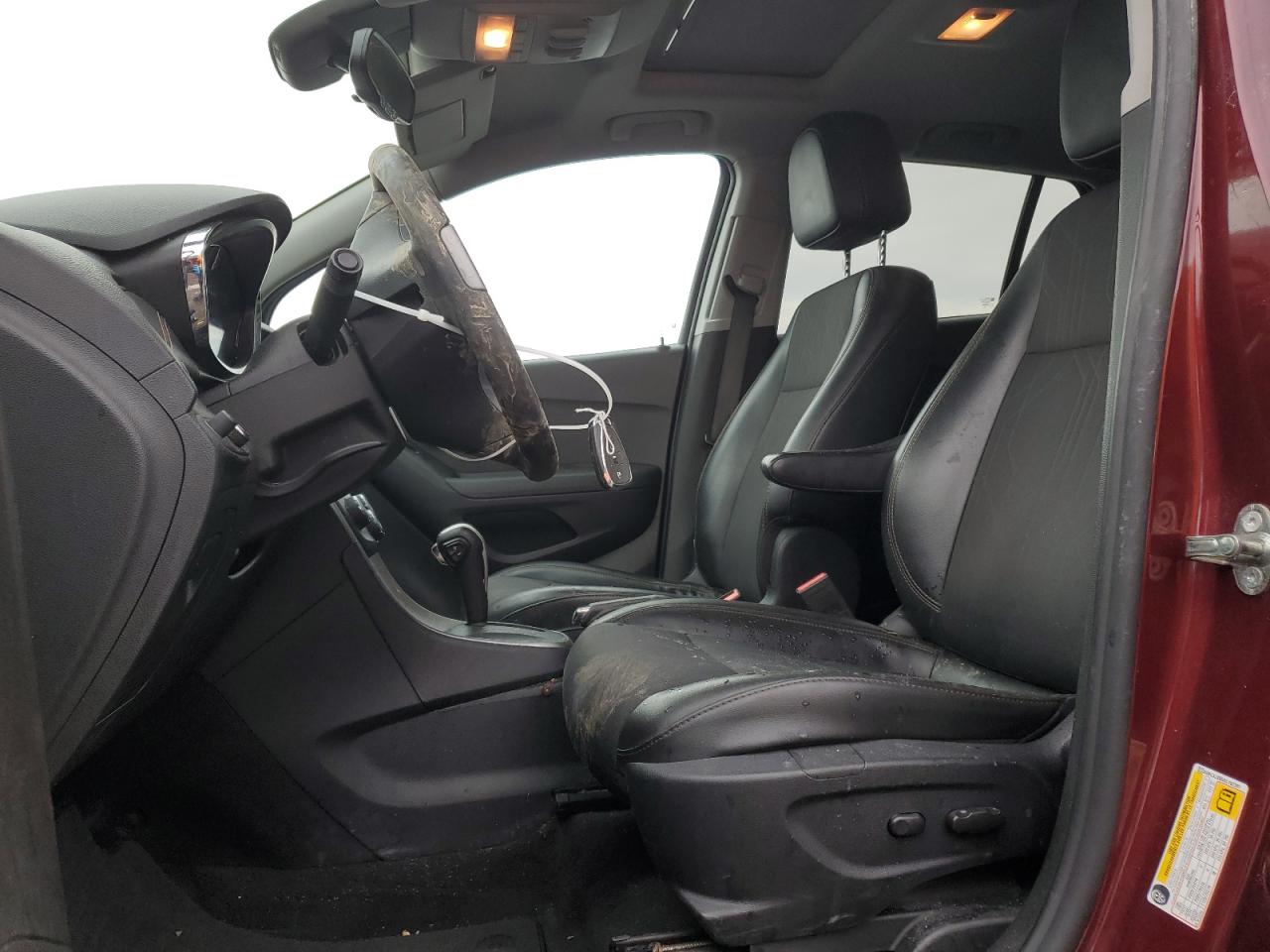 2017 Chevrolet Trax VIN 3GNCJLSB5HL182391 Copart auction photo, undercarriage / front end damage thumbnail 7