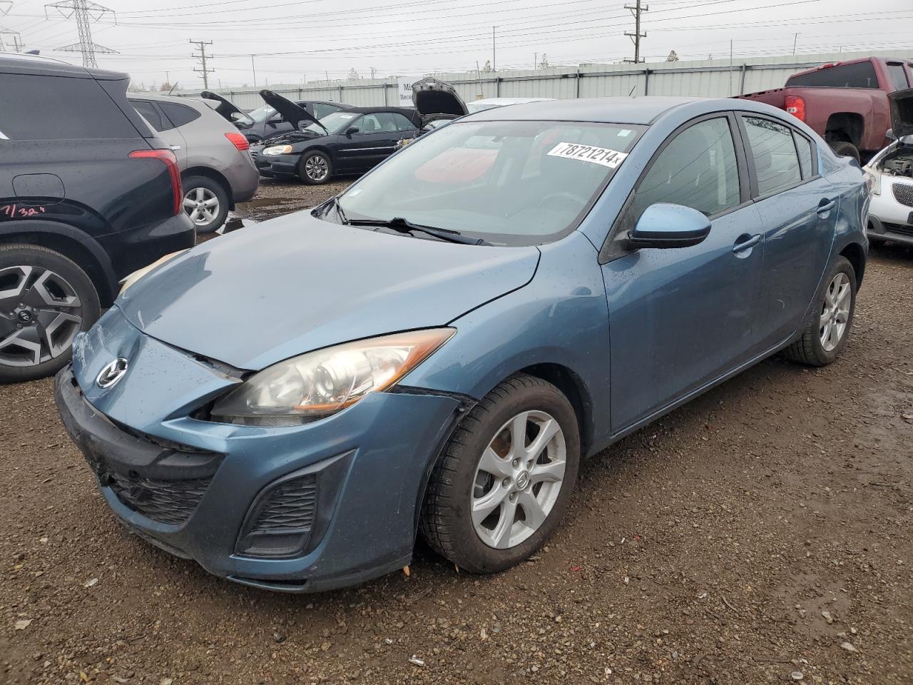 2010 Mazda 3 VIN JM1BL1SFXA1302334