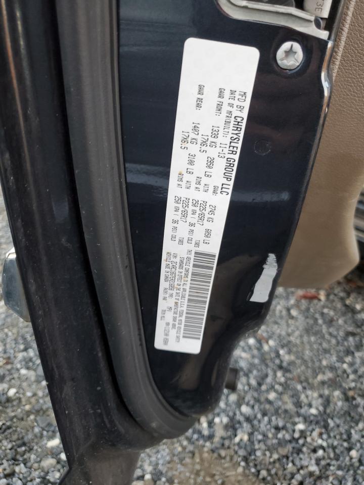 2014 Chrysler Town & Country VIN 2C4RC1BG7ER216858 Copart auction photo, minor dent/scratches damage thumbnail 13