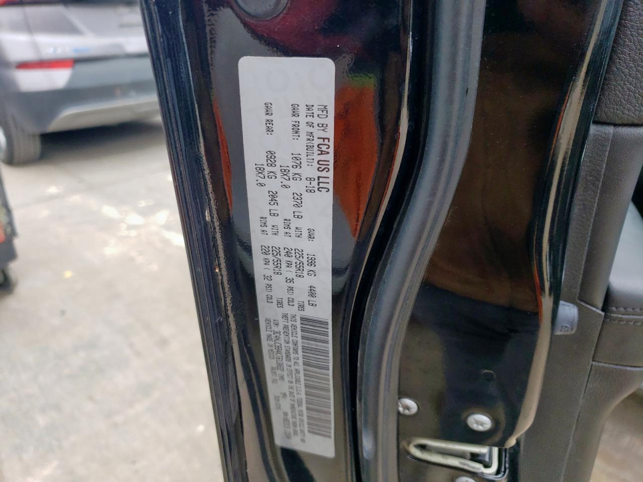 2019 Jeep Compass VIN 3C4NJCBB4KT613022 Copart auction photo, front end / side damage thumbnail 13