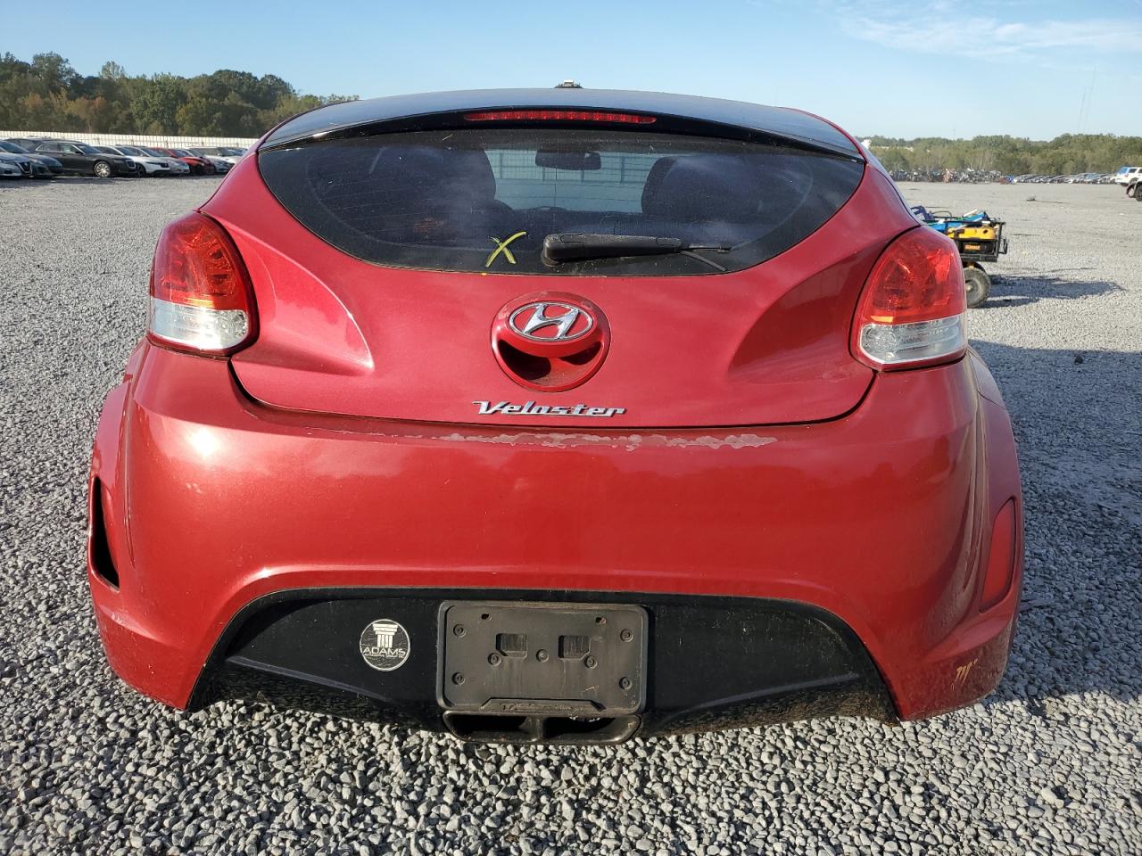 2013 Hyundai Veloster VIN KMHTC6AD6DU137902 Copart auction photo, front end / rear end damage thumbnail 6
