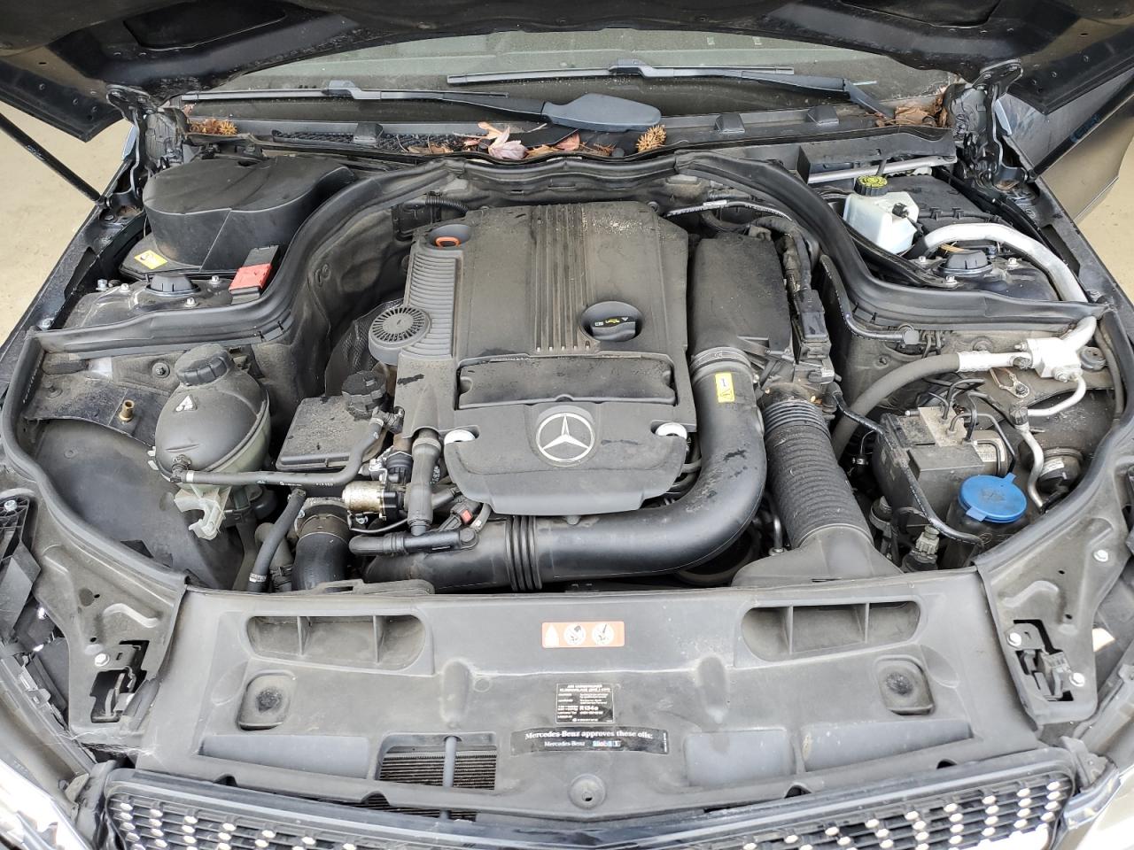 2014 Mercedes-Benz C-klasse VIN WDDGF4HB0EG240437 Copart auction photo, front end damage thumbnail 11