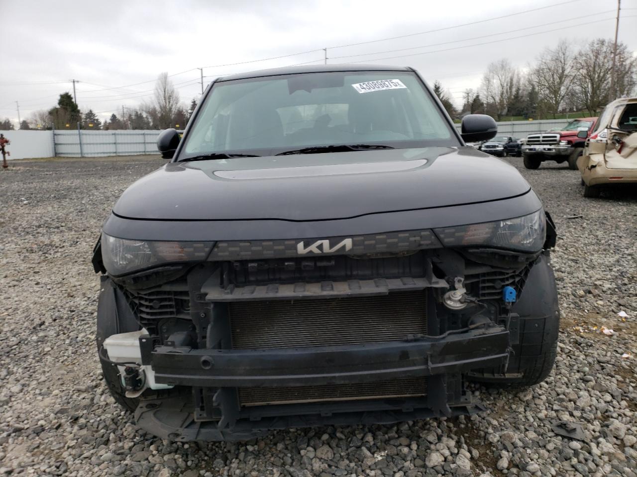 2023 KIA Soul VIN KNDJ53AU1P7850200 Copart auction photo, all over / front end damage thumbnail 5