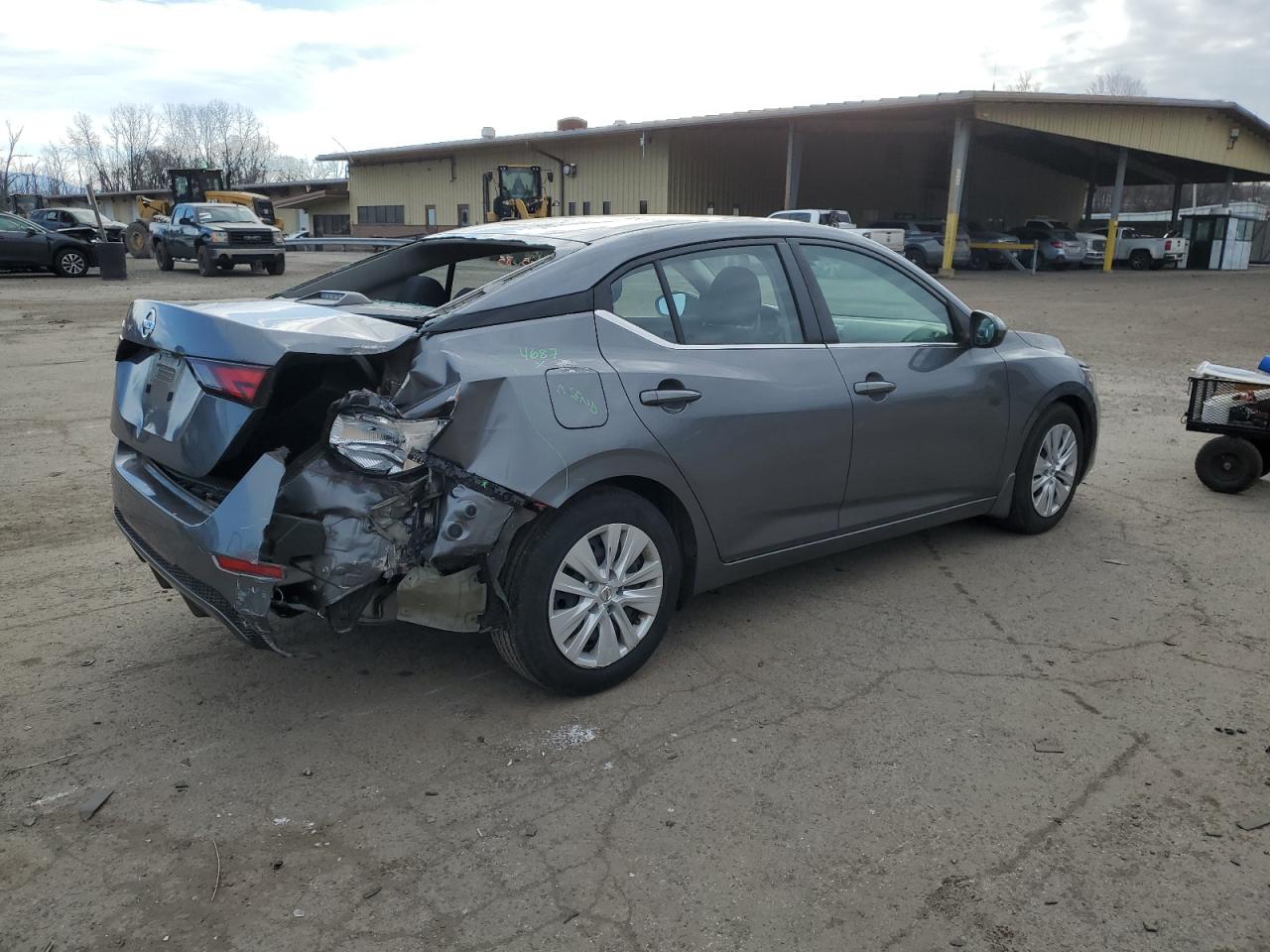 2020 Nissan Sentra VIN 3N1AB8BVXLY258951 Copart auction photo, rear end / minor dent/scratches damage thumbnail 3