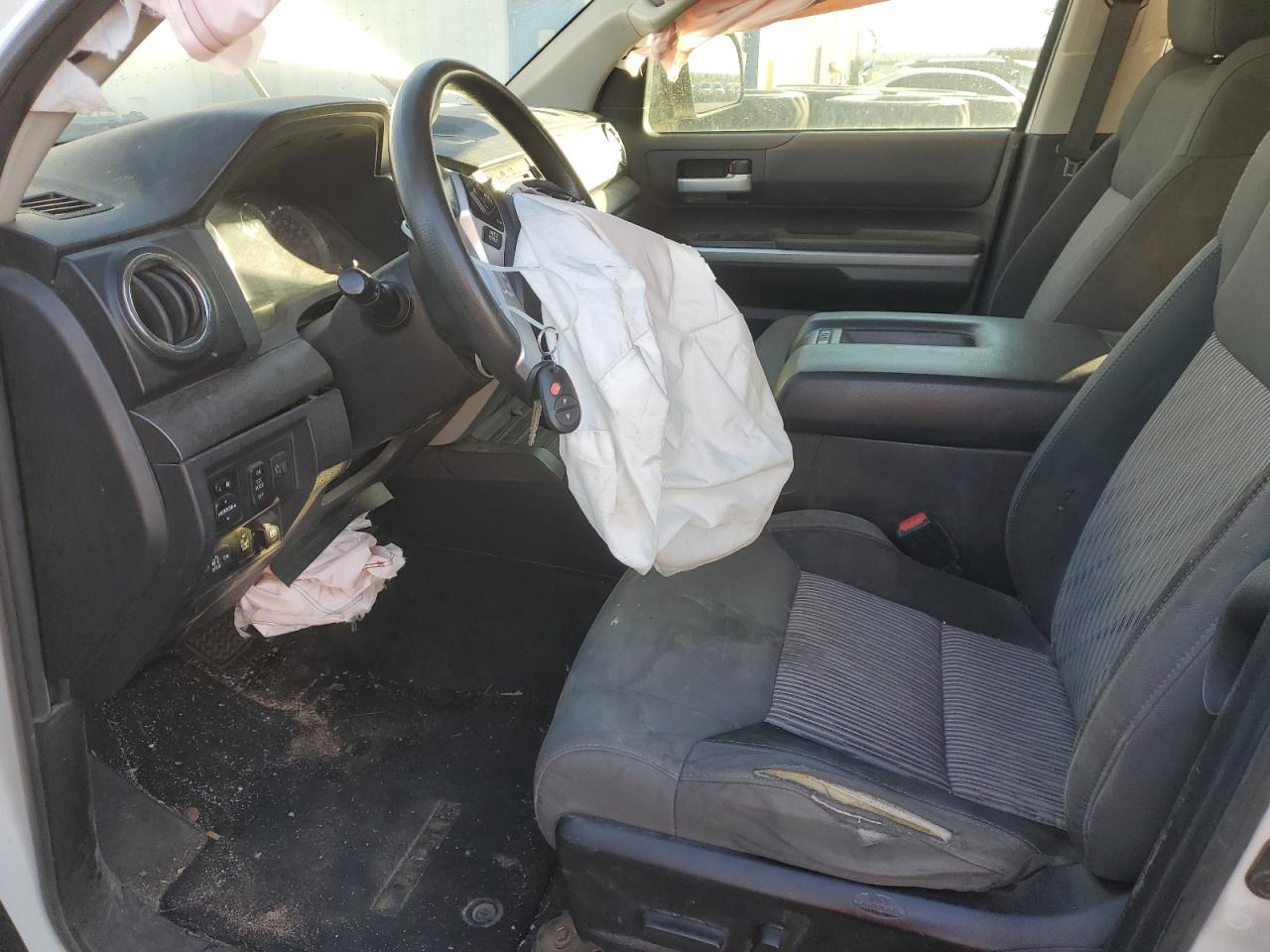 2017 Toyota Tundra VIN 5TFDW5F19HX606445 Copart auction photo, front end / frame damage damage thumbnail 7