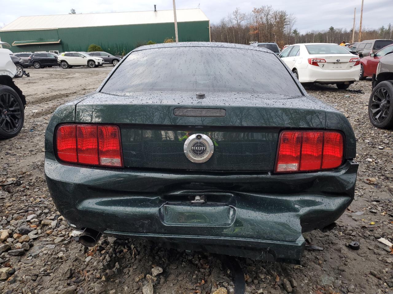 2008 Ford Mustang VIN 1ZVHT82H385189007 Copart auction photo, rear end damage thumbnail 6