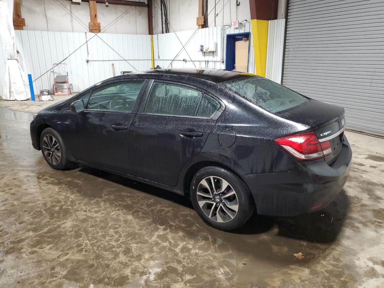 2014 Honda Civic VIN 2HGFB2F88EH535370 Copart auction photo, side damage thumbnail 2