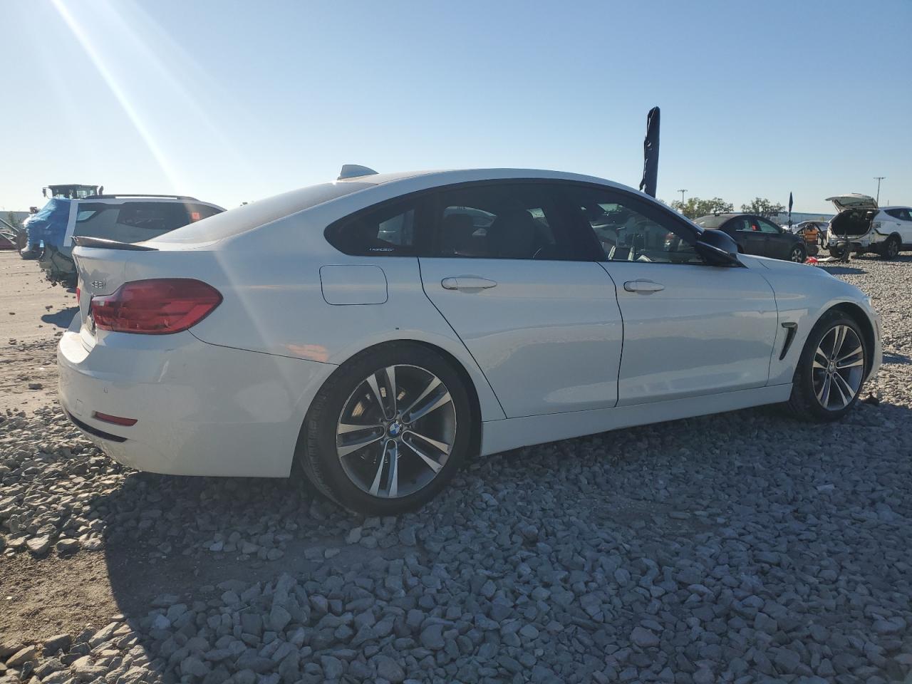2015 BMW 4er VIN WBA4A5C53FD410938 Copart auction photo, front end / mechanical damage thumbnail 3