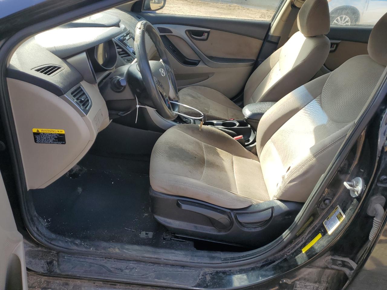 2014 Hyundai Elantra VIN 5NPDH4AE7EH531430 Copart auction photo, front end damage thumbnail 7