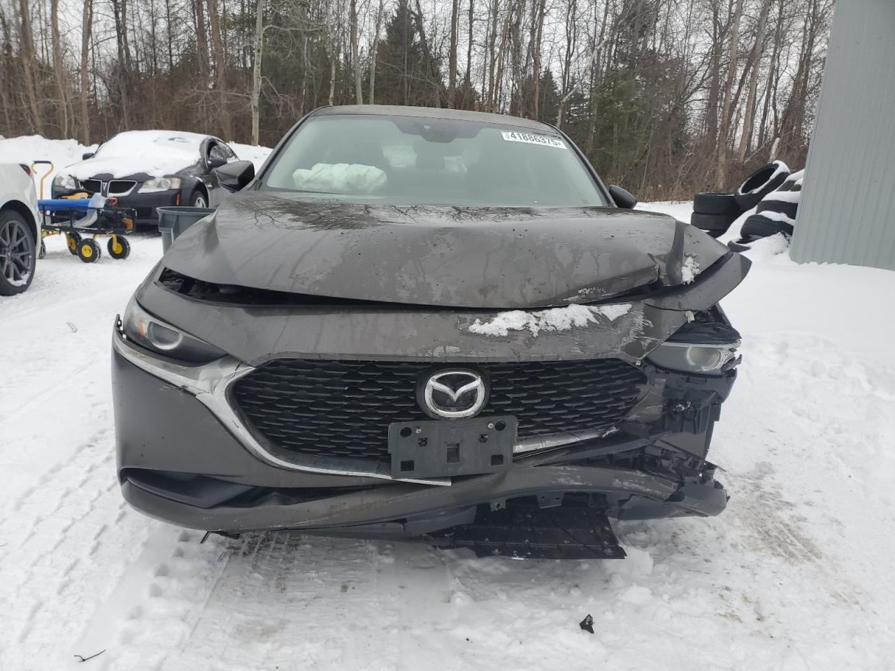 2020 Mazda 3 VIN 3MZBPAB71LM129786 Copart auction photo, front end damage thumbnail 5