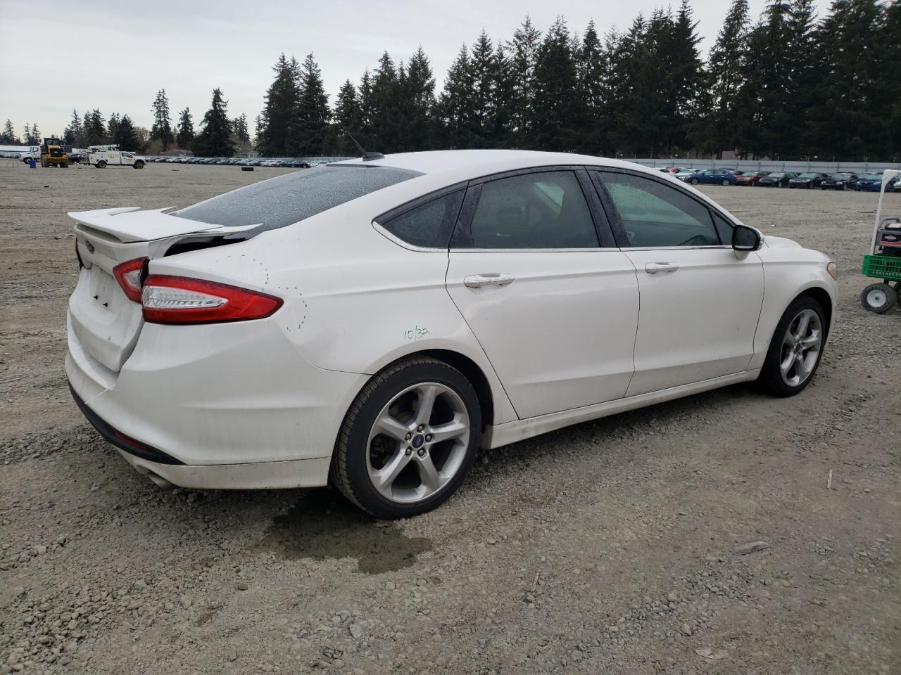 2014 Ford Fusion VIN 3FA6P0H76ER257183 Copart auction photo, rear end damage thumbnail 3