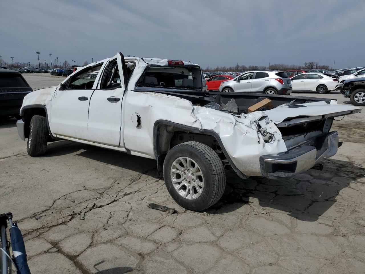 2016 GMC Sierra VIN 1GTV2LEC8GZ154515 Copart auction photo, front end / all over damage thumbnail 2